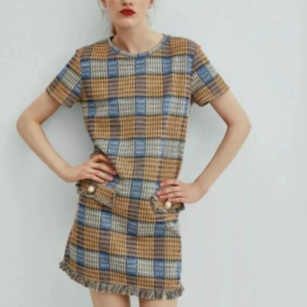 Zara dress tweed